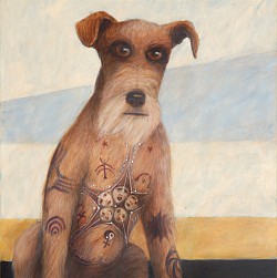 “Nostradogmus”, acrylic on board, 16x20. 2010