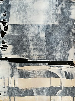 2024, Untitled #3, acrylic on paper,  18x24